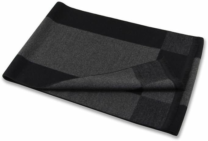 define essentials Men's Winter Warm Long Soft Plaid Scarf with Tassels, Soft Classic mens scraves - Image 2